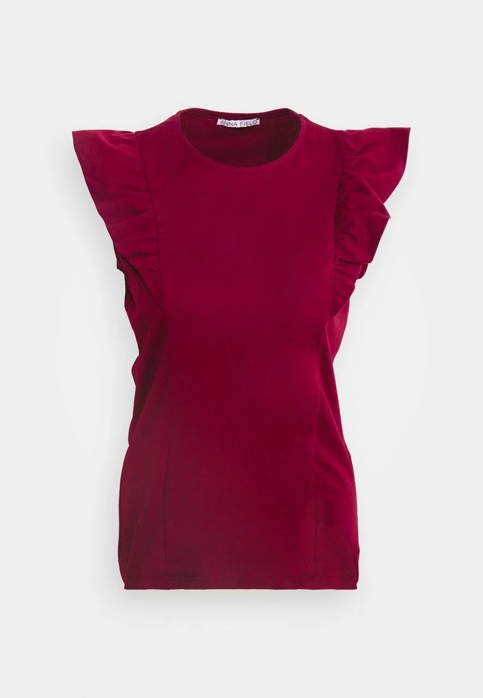 T-Shirt ANNA FIELD Anna Field Basic T-shirt Rouge Femme | GLU-2807382